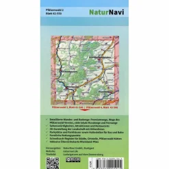 PFÄLZERWALD 2. BLATT 42-550, 1 : 25 000 - Wanderkarte