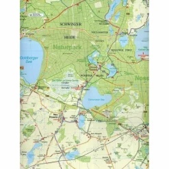 PLAU AM SEE, MALCHOW, KRAKOW AM SEE UND - Wanderkarte