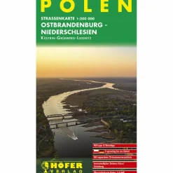 POLEN - PL 002 OSTBRANDENBURG - NIEDERSCHLESIEN - KÜSTRIN - Straßenkarte