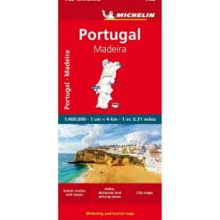 PORTUGAL & MADEIRA - MICHELIN NATIONAL MAP 733 - Straßenkarte