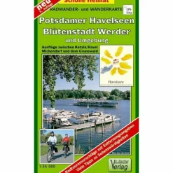 POTSDAMER HAVELSEEN, BLÜTENSTADT WERDER - Wanderkarte