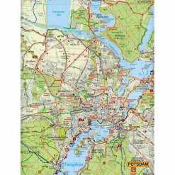 POTSDAMER HAVELSEEN, BLÜTENSTADT WERDER - Wanderkarte