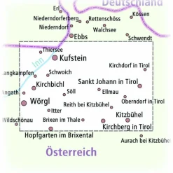 PUBLICPRESS KAISERGEBIRGE 1:35.000 - Wanderkarte