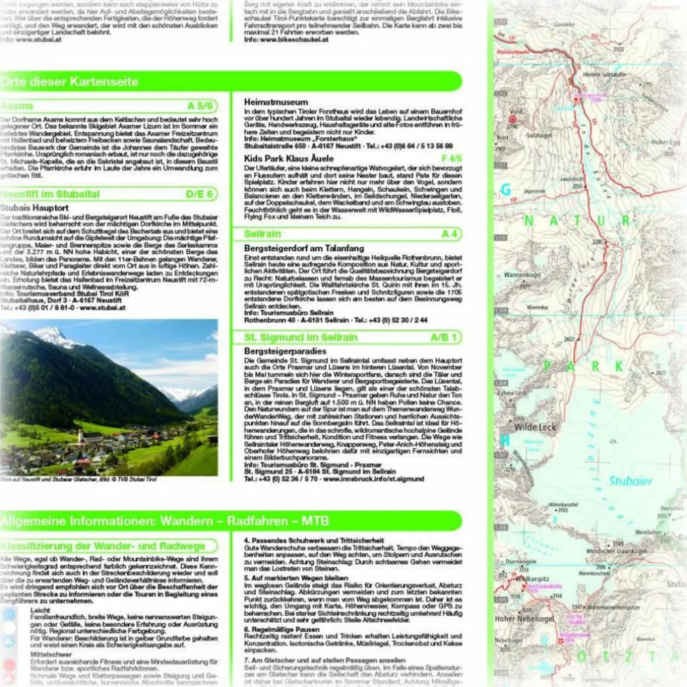 PUBLICPRESS STUBAIER ALPEN 1:35.000 - Wanderkarte