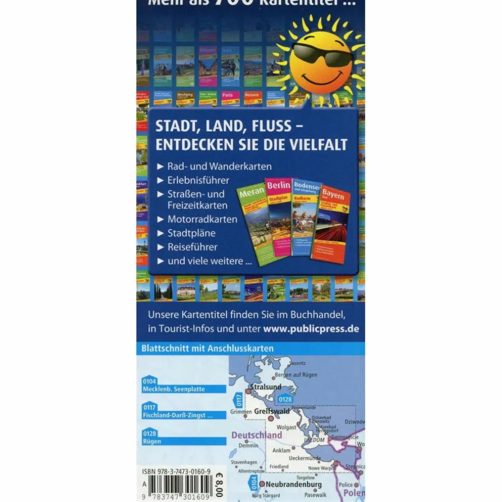 PUBLICPRESS USEDOM UND HAFFKÜSTE - Fahrradkarte