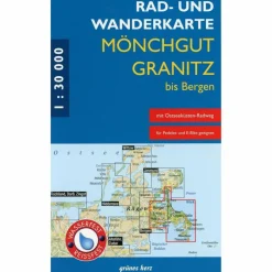 RAD- UND WANDERKARTE MÖNCHGUT, GRANITZ, BIS BERGEN