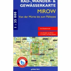 RAD-, WANDER- UND GEWÄSSERKARTE MIROW