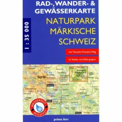 RAD-, WANDER- UND GEWÄSSERKARTE NATURPARK MÄRKISCHE SCHWEIZ