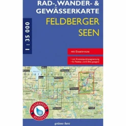 RAD-, WANDER- UND GEWÄSSERKARTE FELDBERGER SEEN