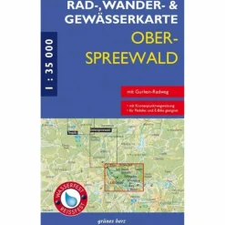 RAD-, WANDER- UND GEWÄSSERKARTE OBERSPREEWALD