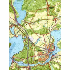 RAD-, WANDER- UND GEWÄSSERKARTE MALCHOW, LAND FLEESENSEE
