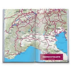 RADFERNWEGE QUER DURCH DIE ALPEN - Radwanderführer