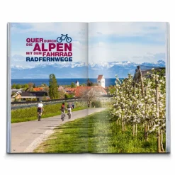 RADFERNWEGE QUER DURCH DIE ALPEN - Radwanderführer