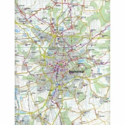 RADKARTE BRAUNSCHWEIG UND UMGEBUNG 1 : 75.000 - Fahrradkarte