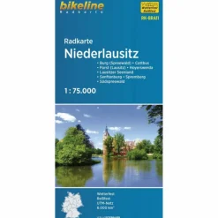 RADKARTE NIEDERLAUSITZ 1:75.000 (RK-BRA11) - Fahrradkarte