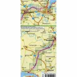 RADROUTE NORD-OSTSEE-KANAL 1 : 50 000 - Fahrradkarte