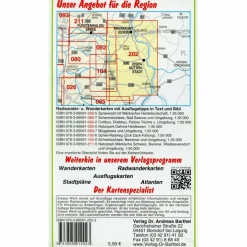 RADWANDER- UND WANDERKARTE NATURPARK SCHLAUBETAL - Wanderkarte