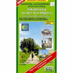 RADWANDER- UND WANDERKARTE JAKOBSWEG AN DER VIA IMPERII - Wanderkarte
