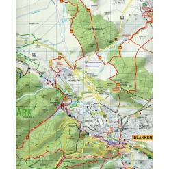 RADWANDER- UND WANDERKARTE OSTHARZ, BODETAL - Wanderkarte