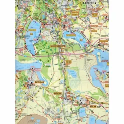 RADWANDER- UND WANDERKARTE SÜDRAUM LEIPZIG - Wanderkarte
