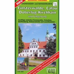 RADWANDER- UND WANDERKARTE FINSTERWALDE, CALAU - Wanderkarte
