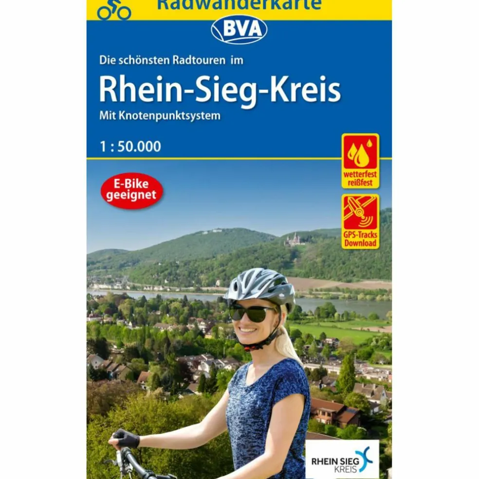 RADWANDERKARTE BVA RADWANDERN IM RHEIN-SIEG-KREIS 1:50.000 - Fahrradkarte
