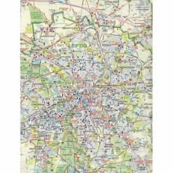 RADWANDERKARTE LEIPZIG UND UMGEBUNG - Fahrradkarte