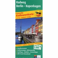 RADWEG BERLIN - KOPENHAGEN 1 : 50 000 - Fahrradkarte
