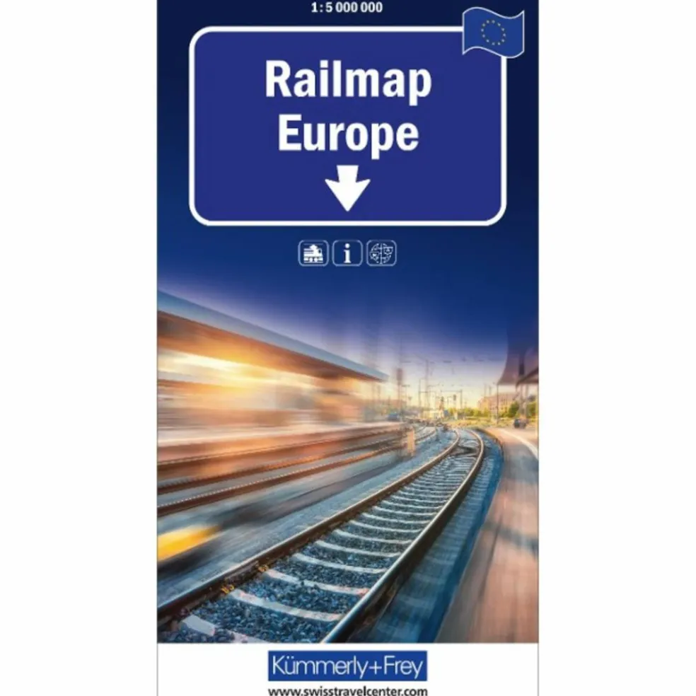 RAILMAP EUROPE 1:5MIO. - Karte