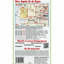 RATHENOW, PREMNITZ UND UMGEBUNG 1 : 35 000 - Wanderkarte