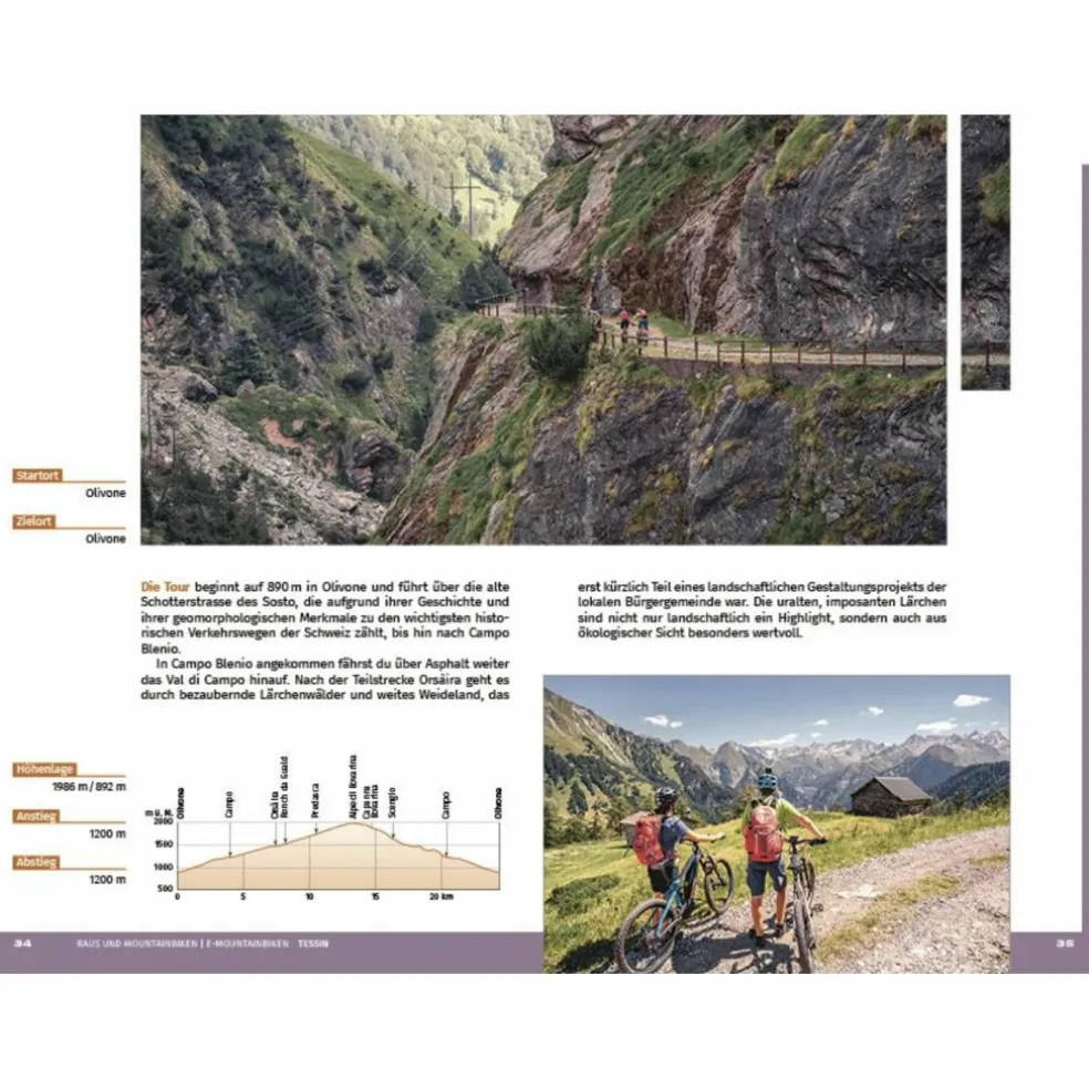 RAUS UND MOUNTAINBIKEN TESSIN