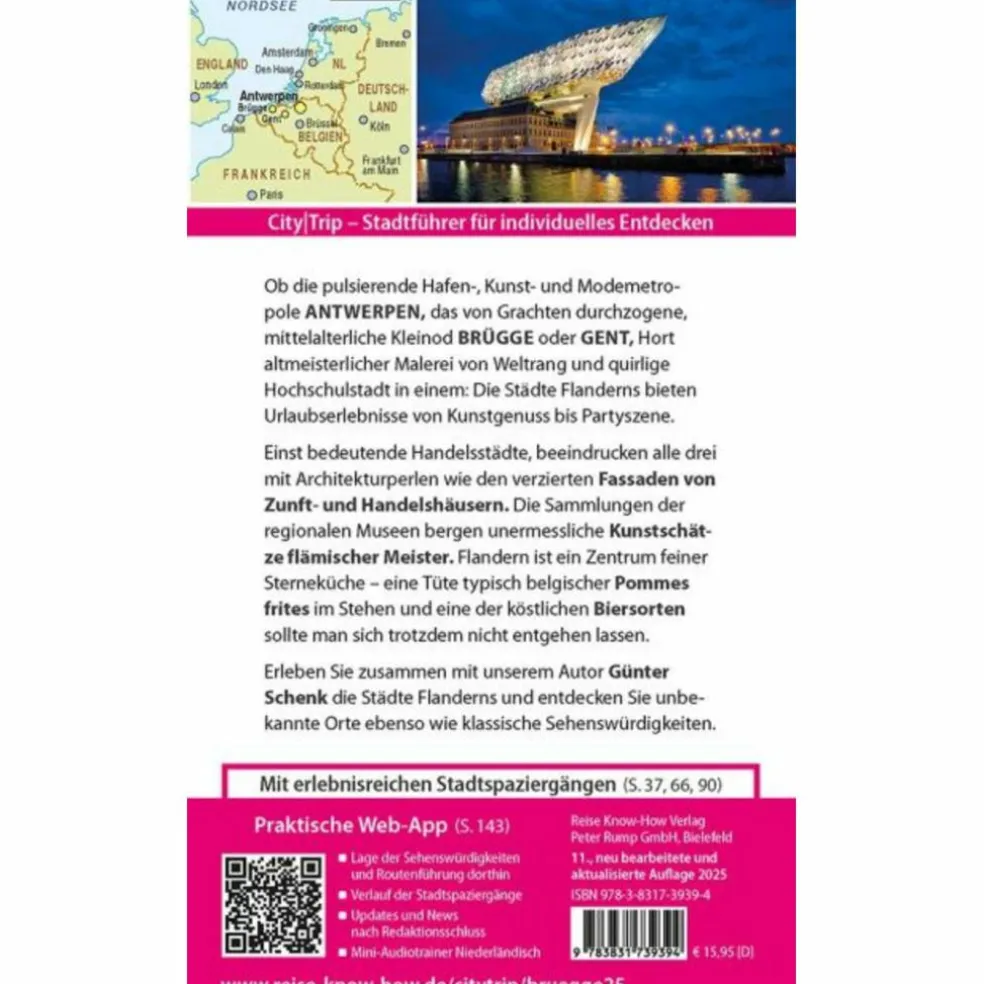 REISE KNOW-HOW CITYTRIP ANTWERPEN, BRÜGGE, GENT - Reiseführer