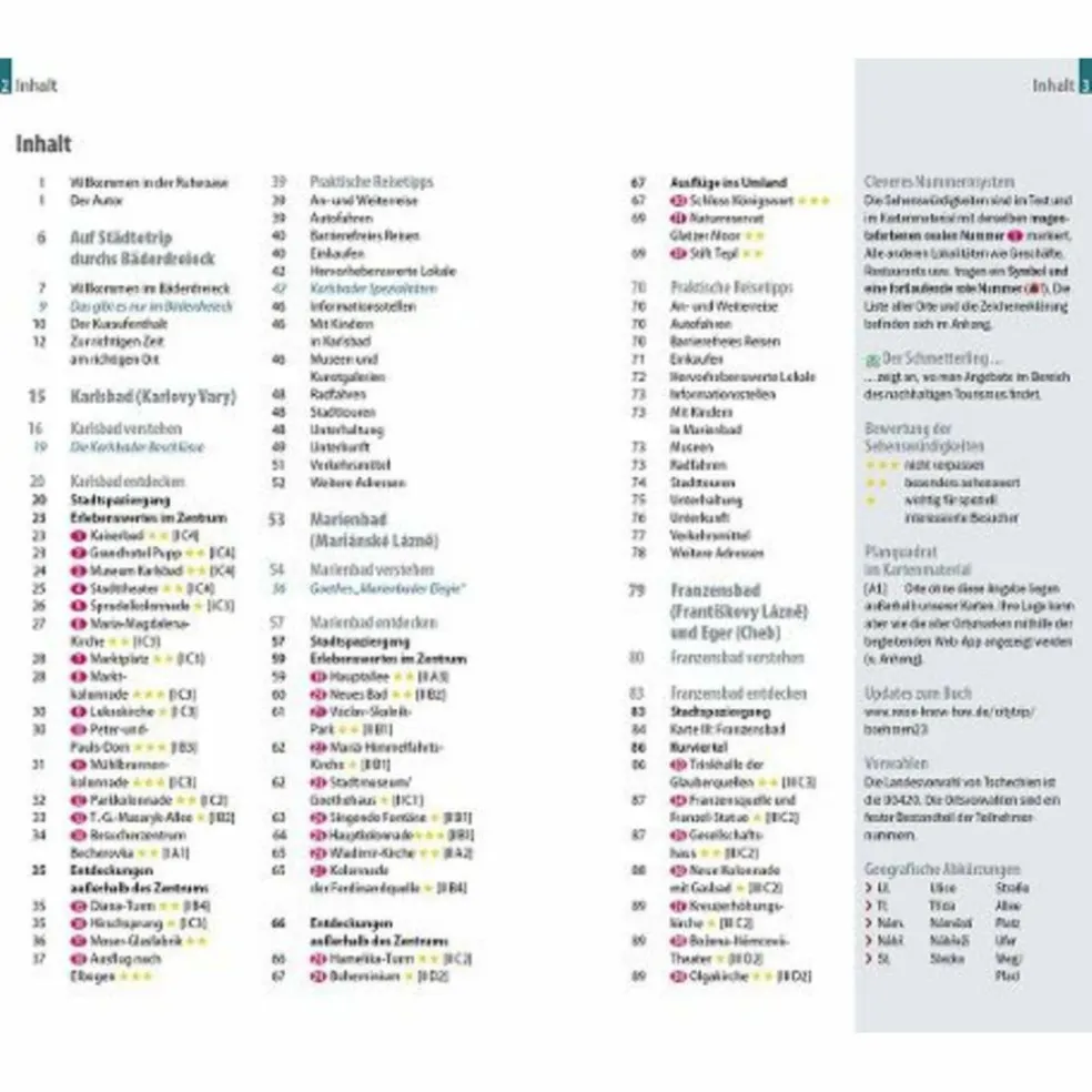 REISE KNOW-HOW CITYTRIP BÖHMISCHES BÄDERDREIECK - Reiseführer