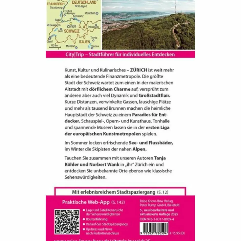 REISE KNOW-HOW CITYTRIP ZÜRICH - Reiseführer