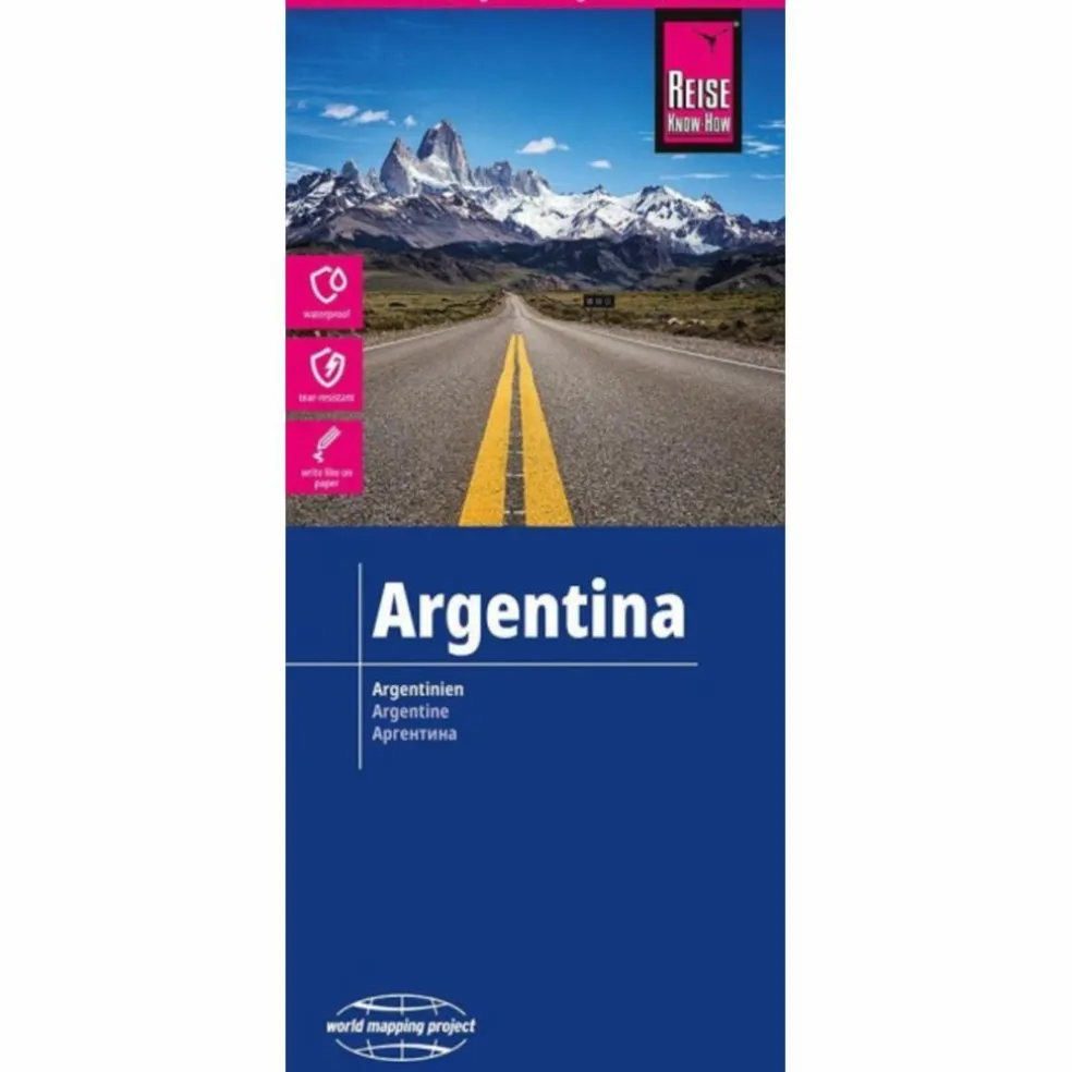 REISE KNOW-HOW LANDKARTE ARGENTINIEN (1:2.000.000) - Straßenkarte