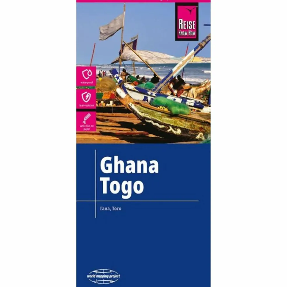 REISE KNOW-HOW LANDKARTE GHANA, TOGO (1:600.000) - Karte
