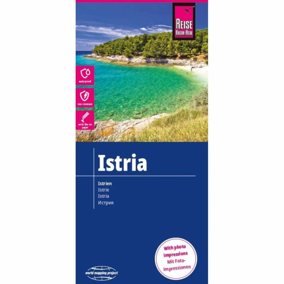 REISE KNOW-HOW LANDKARTE ISTRIEN / ISTRIA (1:70.000) - Straßenkarte
