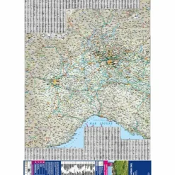 REISE KNOW-HOW LANDKARTE ITALIEN, NORD / NORTHERN ITALY - Straßenkarte