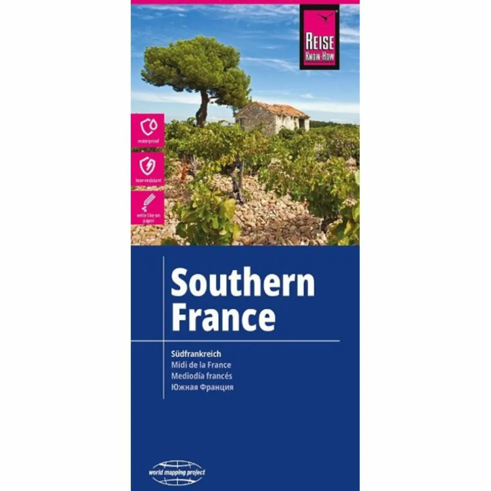 REISE KNOW-HOW LANDKARTE SÜDFRANKREICH - Karte