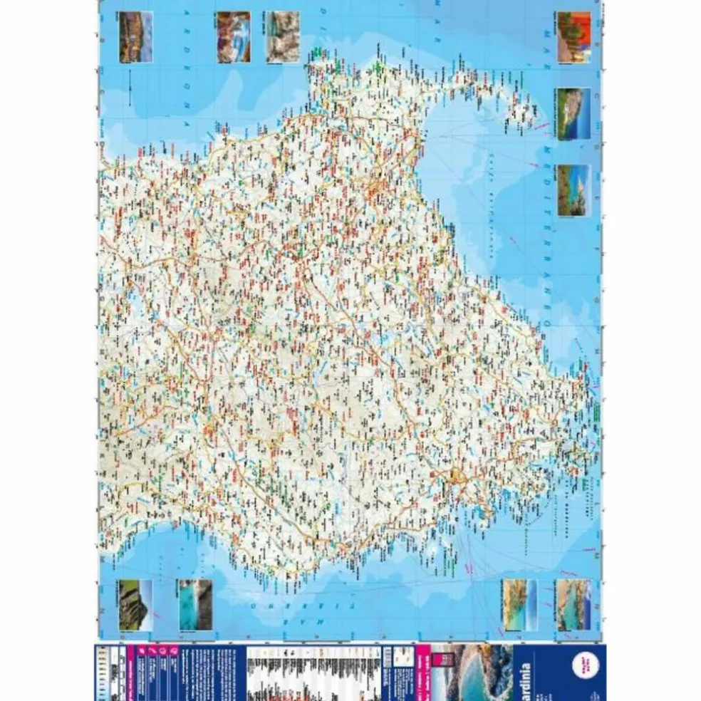 REISE KNOW-HOW LANDKARTE SARDINIEN / SARDINIA (1:200.000) - Straßenkarte