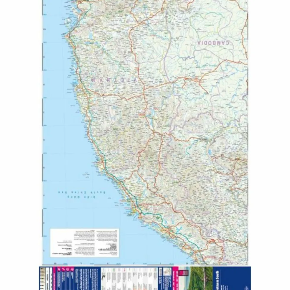 REISE KNOW-HOW LANDKARTE VIETNAM SÜD (1:600.000) - Straßenkarte