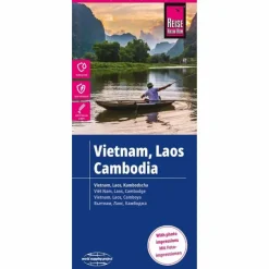 REISE KNOW-HOW LANDKARTE VIETNAM, LAOS, KAMBODSCHA - Straßenkarte