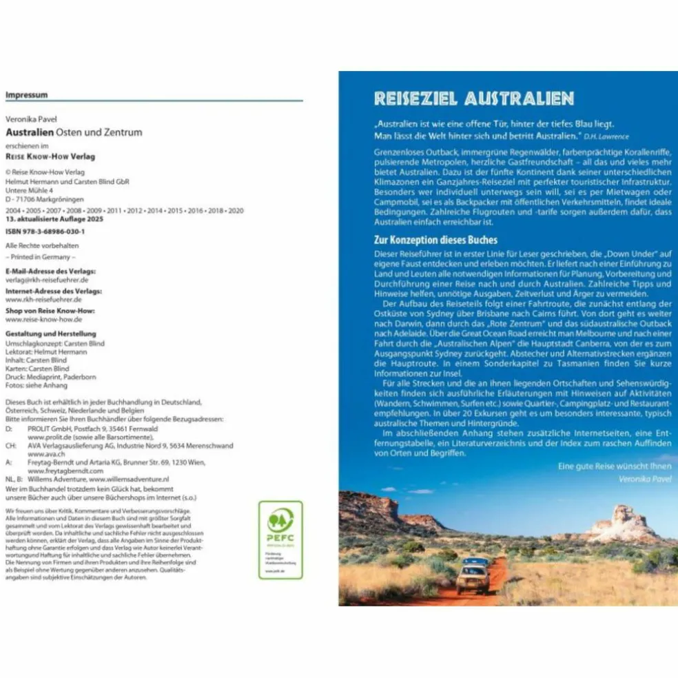 REISE KNOW-HOW REISEFÜHRER AUSTRALIEN OSTEN UND ZENTRUM