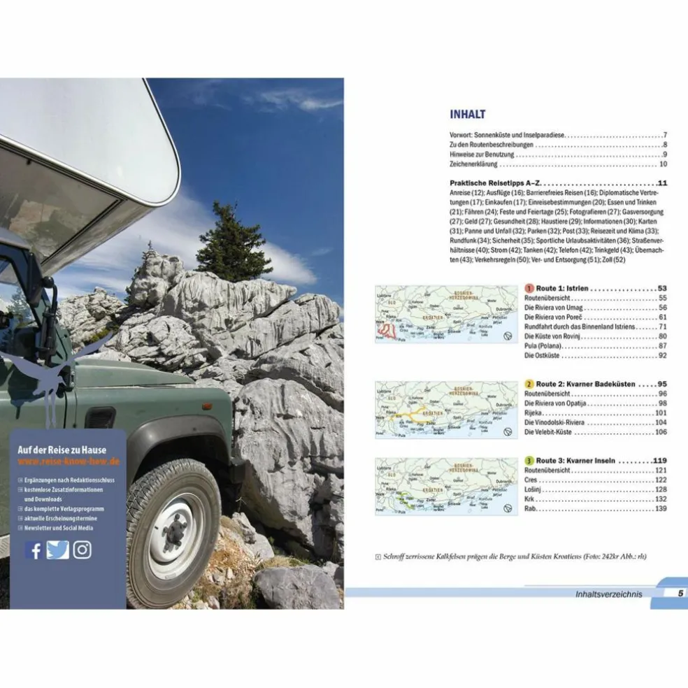 REISE KNOW-HOW WOHNMOBIL-TOURGUIDE KROATIEN KÜSTE UND INSELN - Reiseführer
