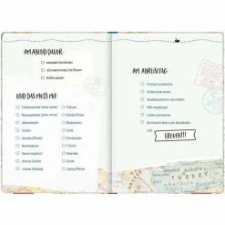REISETAGEBUCH (LANDKARTE) - Notizbuch