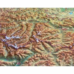 RELIEF TIROL 1:325.000 - Karte