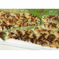 RELIEFKARTE BAYERISCHES OBERLAND 1 : 400.000 - Karte