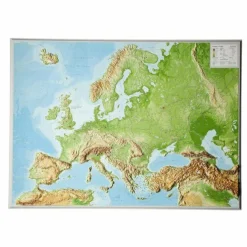 RELIEFKARTE EUROPA GROSS 1 : 8.000.000 - Karte