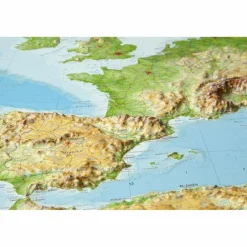 RELIEFKARTE EUROPA GROSS 1 : 8.000.000 - Karte