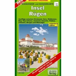 RÜGEN RADWANDER- UND WANDERKARTE 1 : 50.000 - Wanderkarte